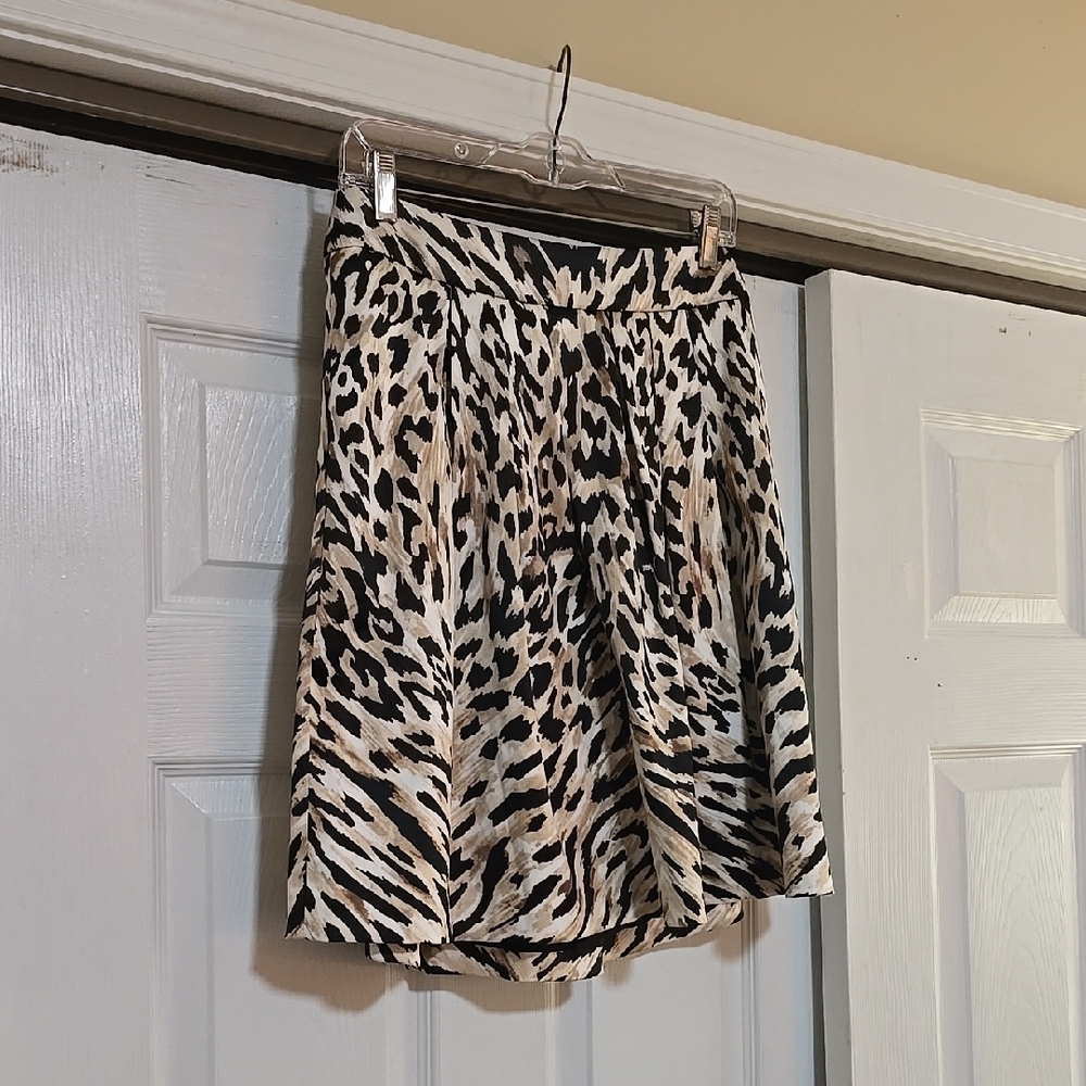 Leopard Print Women's Skirt